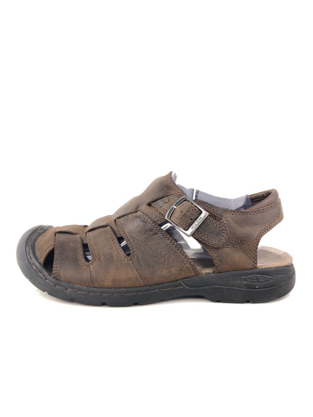 Keen Bidwell Brown Leather Fisherman Sandals 9